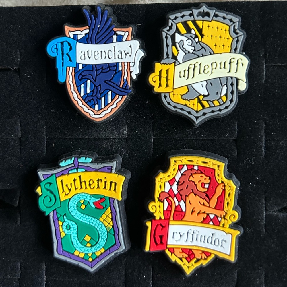 Harry Potter Houses Croc charm set of 4